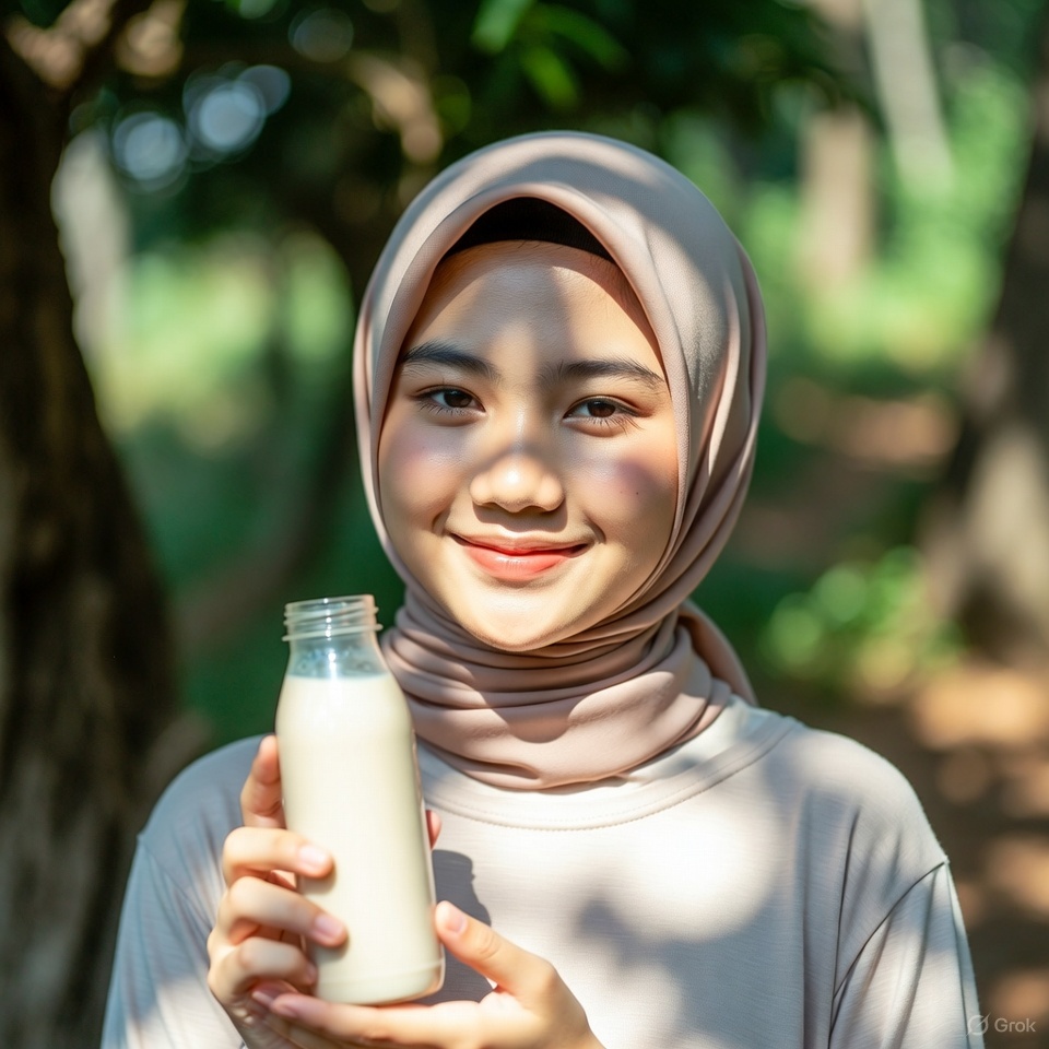 Ilustrasi keunggulan susu kedelai